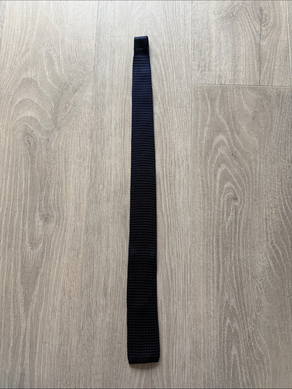 The Tie Bar Black Knit Skinny Tie